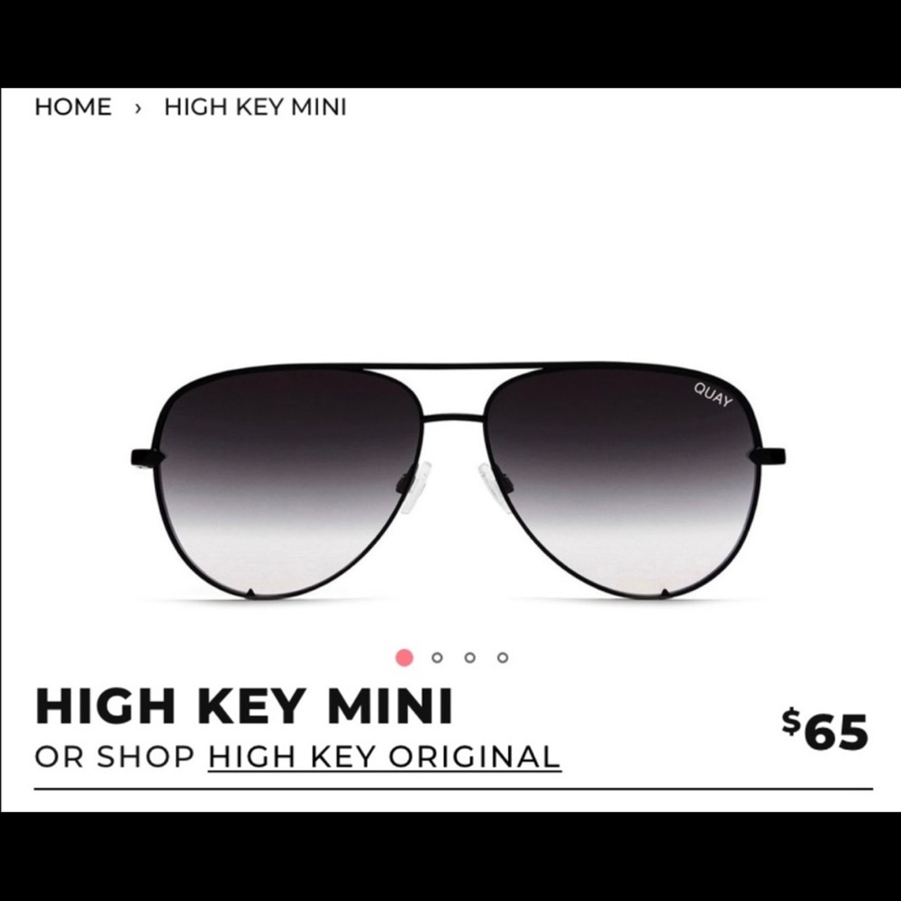 High key Quay Australia sunglasses